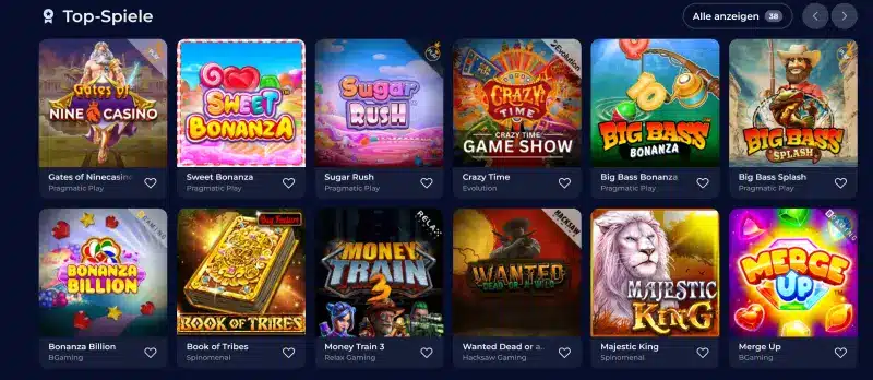 Nine Casino Spielautomaten