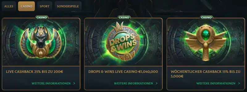 Talismania Casino Bonus