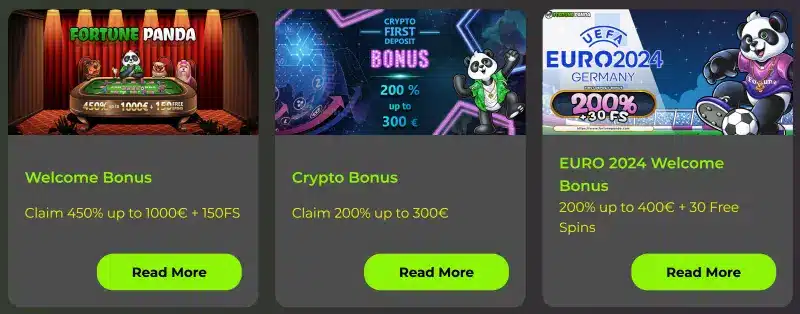 Fortune Panda Casino Bonus